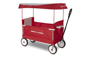 Radio Flyer 3-In-1 EZ Folding Wagon with Canopy for kids