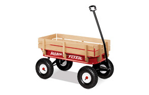 Radio Flyer Steel And Wood Wagon For Kids