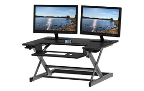 SHW Height Adjustable Sit to Stand Desk