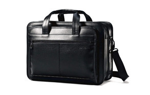 Samsonite Leather Expandable Briefcase