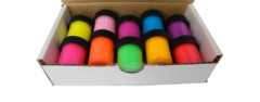 Set Of 10 Neon Rave Glow In The Dark Paint