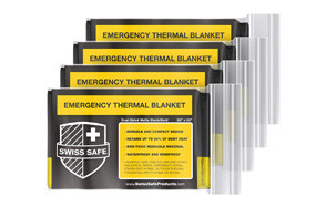 Swiss Safe Emergency Mylar Thermal Blankets