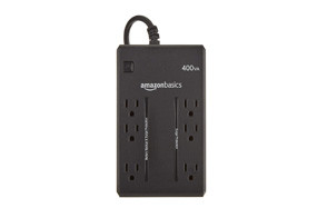 amazonbasics standby ups 400va 255w, 6 outlets