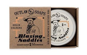 blazing saddles outlaw soaps solid cologne