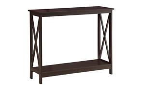 convenience concepts oxford console espresso table