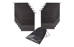 diommell 12 piece travel shoe bags