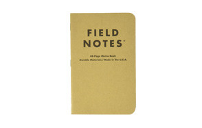 field notes kraft ruled 3 pack