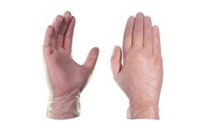 gpx3 industrial clear vinyl gloves