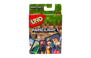 mattel games uno minecraft card game