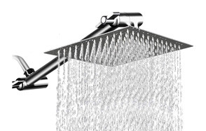 mesun 12 inch high pressure showerhead with 11 inch arm