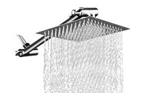 mesun’s 12-inch stainless steel rainfall showerhead