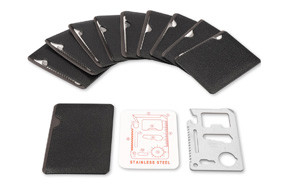 pgxt stainless steel survival tool card kit