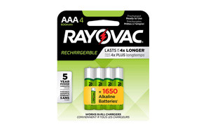 rayovac rechargeable aaa batteries