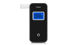 rofeer digital blue led screen breathalyzer