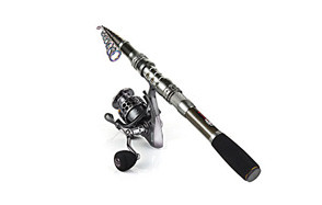 Fin Chaser Spinning Real Fishing Rod Combo Durable Glass Fiber Recreational Gear Best Fishing Rods Fishing Reels For Sale Telescopic Fishing Rod