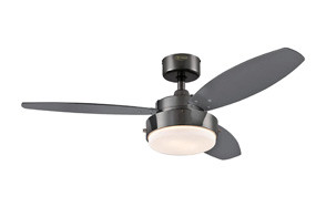 westinghouse lighting 7876400 alloy 42 inch gun metal indoor ceiling fan