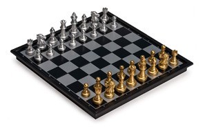 yellow mountain imports magnetic travel chess set