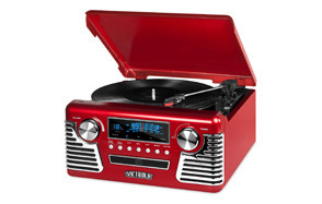 Victrola 50's Retro 3-Speed Bluetooth Turntable with Stereo