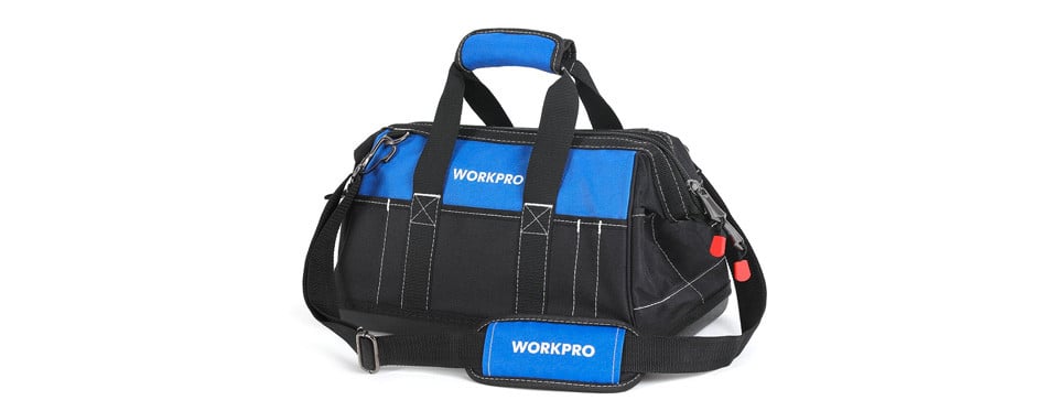 WORKPRO 16-inch Wide Mouth Tool Bag