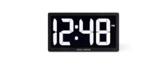 acurite 10-inch led digital clock with auto dimming