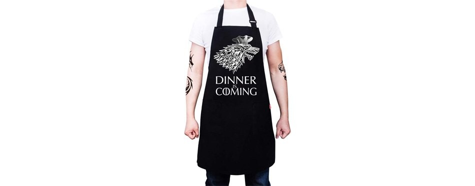 alipobo dinner is coming grill aprons for men & women