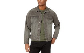 amazon essentials men's denim trucker jacket
