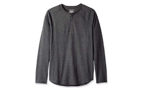 amazon essentials slim-fit long sleeve henley