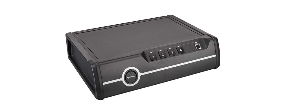amazonbasics deluxe quick-access dual firearm safety device