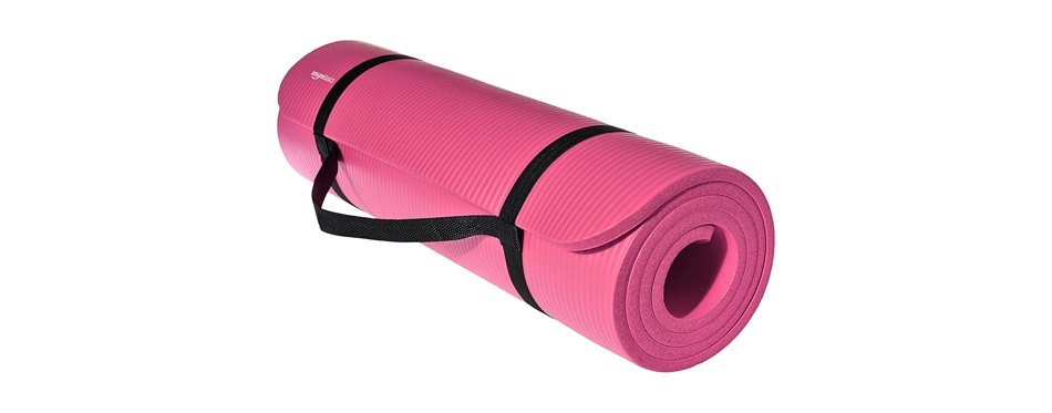 amazonbasics 1/2-inch extra thick exercise mat