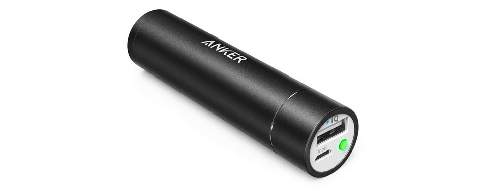 anker powercore+ mini, 3350mah lipstick-sized portable charger