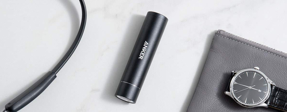anker powercore+ mini, 3350mah lipstick-sized portable charger