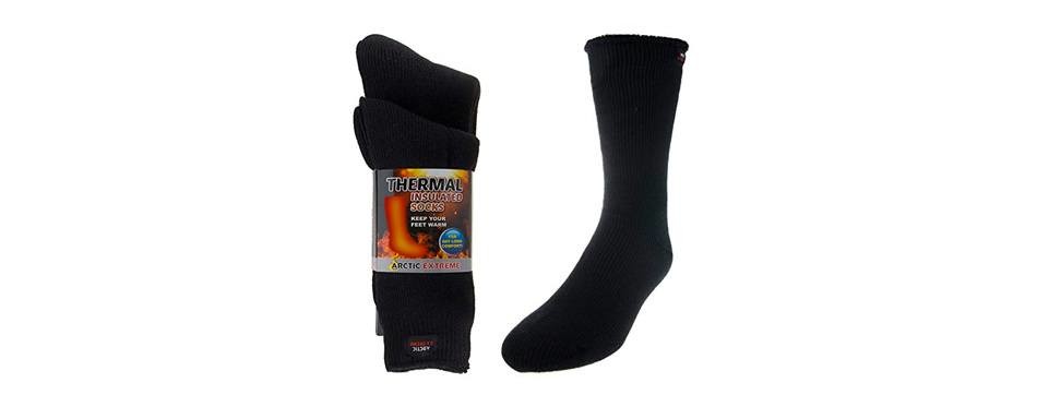 arctic extreme heat trapping insulated thermal socks