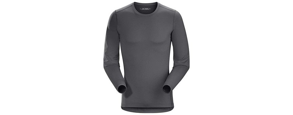 arc’teryx men’s phase ar crew neck base layer top