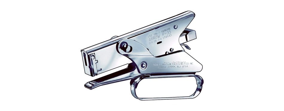 arrow fastener p35 extra heavy duty plier type stapler