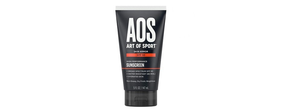art of sport skin armor sunscreen spf 50