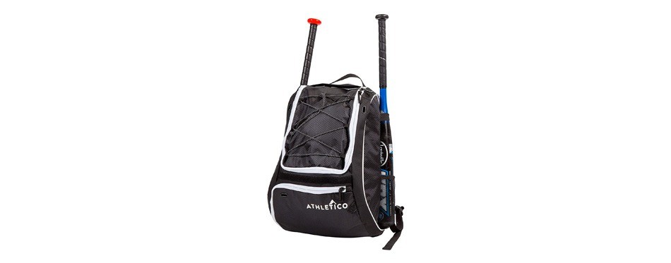 athletico baseball bat bag - backpack for baseball