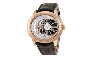 audemars piguet millenary rose gold skeleton watch