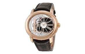 audemars piguet millenary rose gold skeleton watch