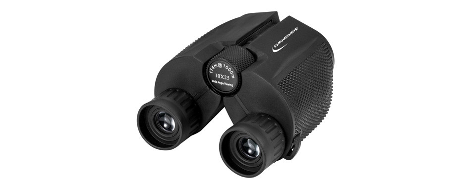 aurosports 10x25 folding high powered binoculars with weak light night vision