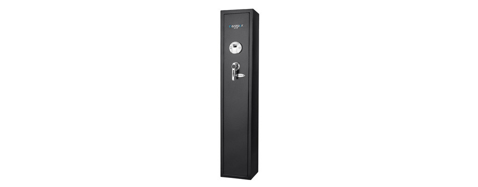 barska quick access biometric rifle safe