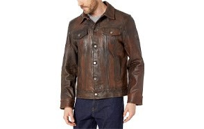 boston harbour vintage men's trucker jacket