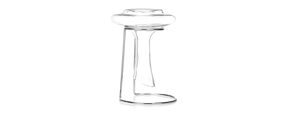 btat 100% lead-free hand-blown crystal wine decanter