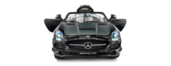 carbon black sls amg mercedes benz car for kids