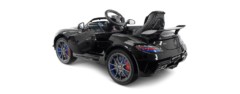 carbon black sls amg mercedes benz car for kids
