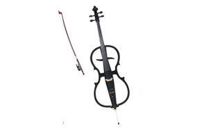 cecilio 4/4 ceco-1bk black metallic electric cello
