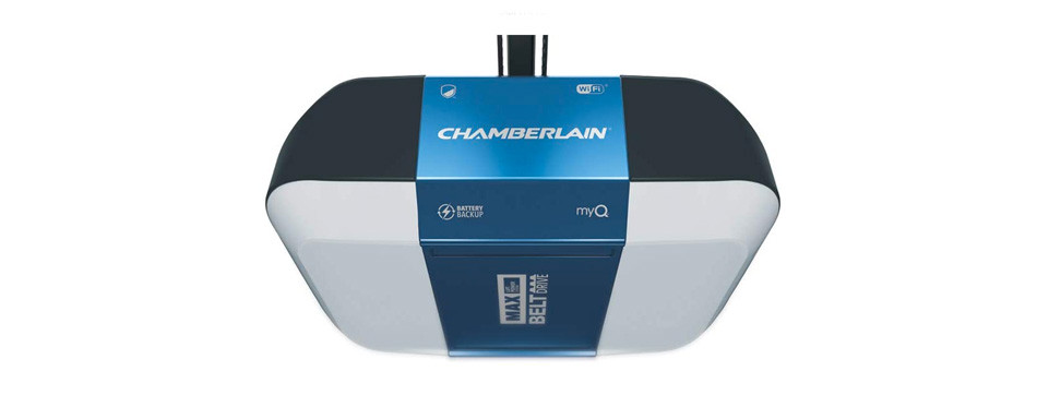 chamberlain b1381 bright led lighting garage door opener