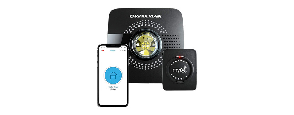 chamberlain group myq smart garage door opener