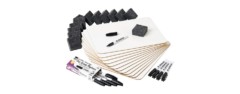 charles leonard dry erase lapboard class pack