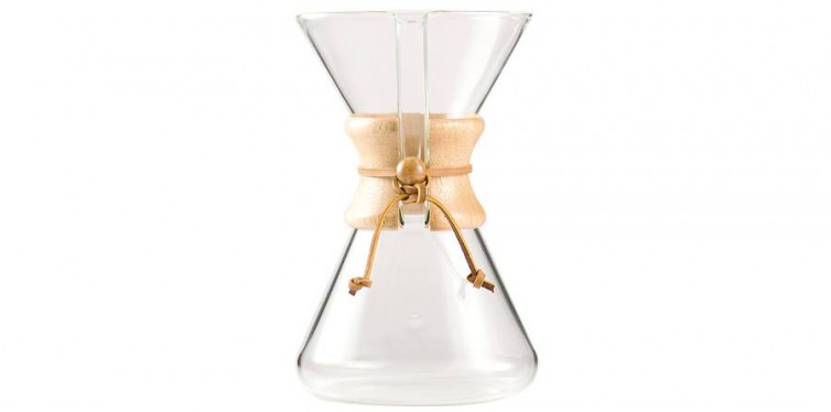 chemex hand blown glass coffee maker