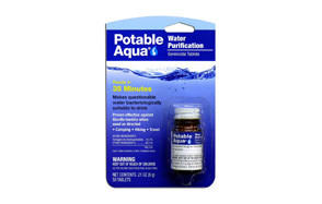 potable aqua water purification treatment
